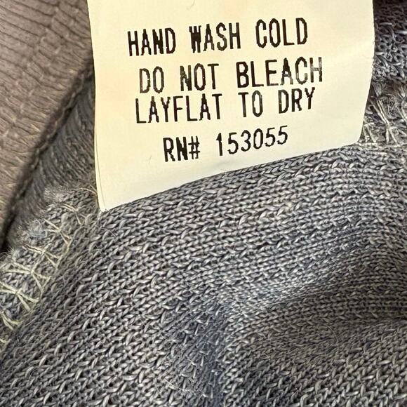 Primi Pale Blue Fuzzy Button Up Jacket Size 1X - Picture 7 of 7